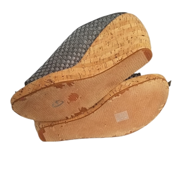 ZEE alexis Cork Wedges Gray - Picture 3 of 7